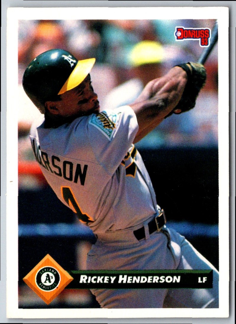 1993 Donruss Rickey Henderson #315