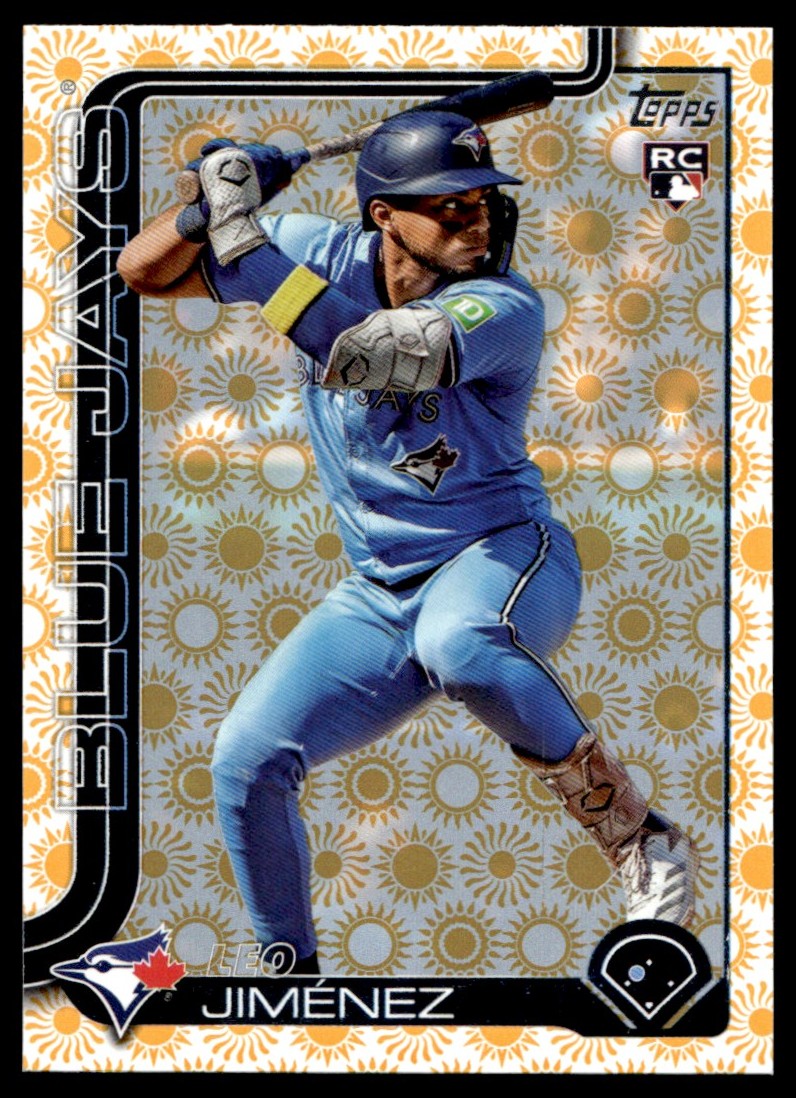 2025年版 UVERworld brokker ZERO 2nd 2025 Topps Series 2 Leo Jimenez Rookie #535 Holiday Sun | eBay