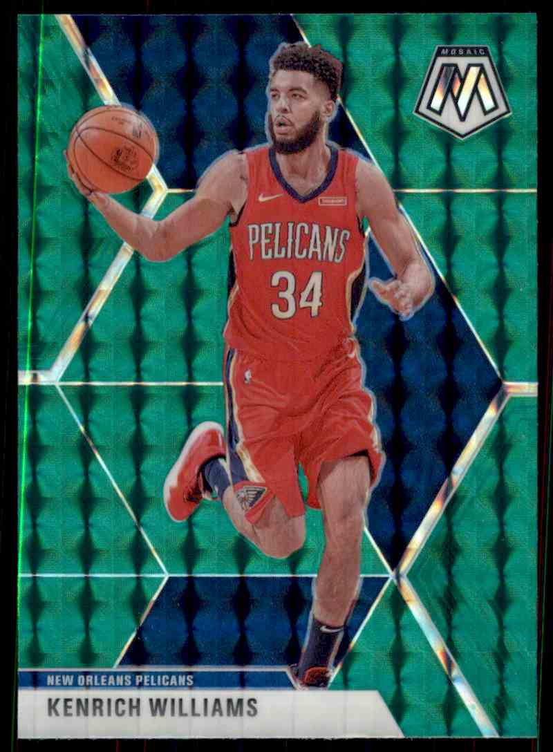 2019-20 Mosaic Basketball Kenrich Williams #176 Pelicans ...