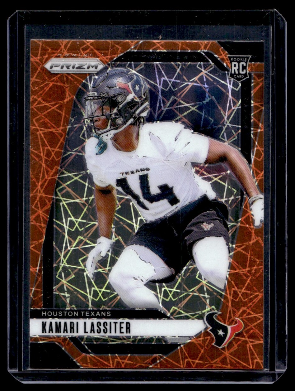 2024 Panini Prizm Orange Laser Kamari Lassiter #360 on Kronozio