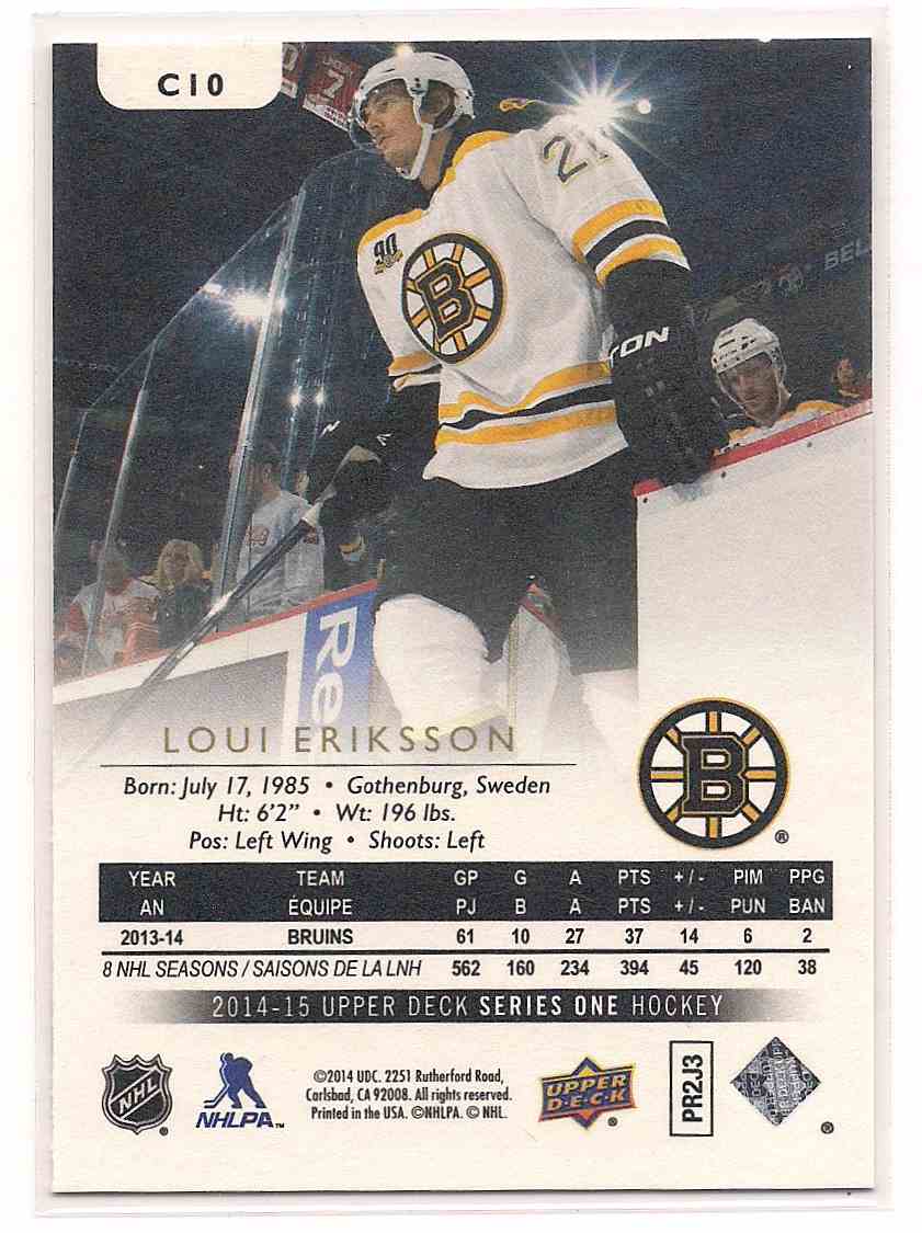 2014-15 Upper Deck Canvas Hockey Card - Pick Your Player (Ungraded)