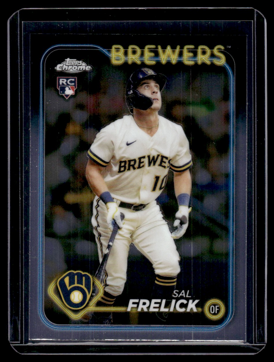 ♦︎ GOOD LUCK!! 2024 Topps Chrome Sal Frelik RC Milwaukee Brewers #29 | eBay