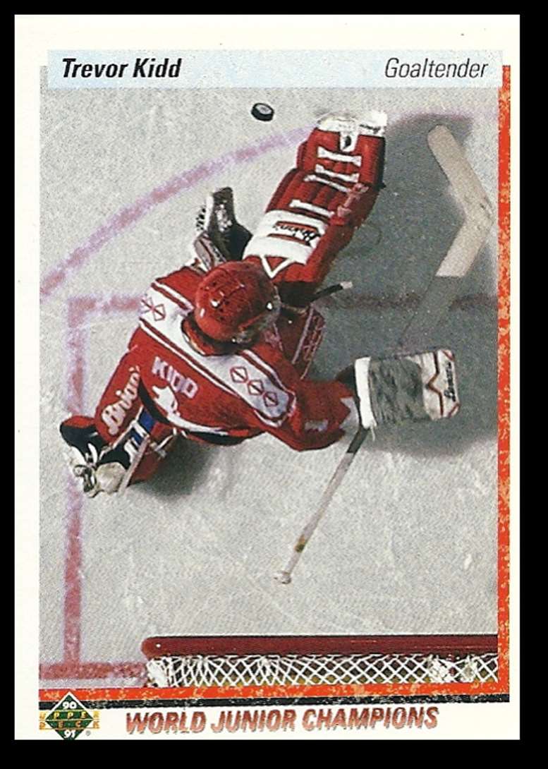 1990-91 Upper Deck World Junior Champions Trevor Kidd #463