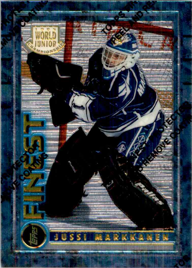 1994-95 Topps Finest Jussi Markkanen #124