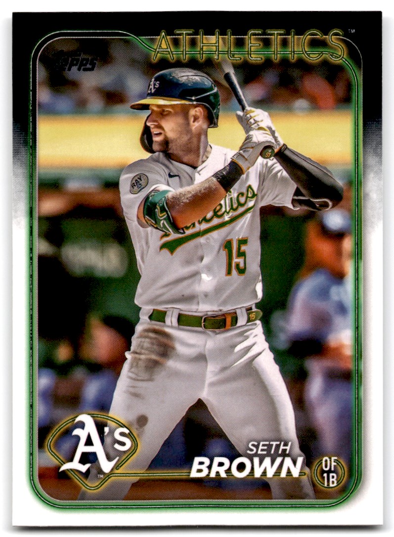 TOPPS MLBカード TRIPLE THREADS SETH BROWN ATHLETICS ONE OF ONE #RFPAR-SB 送料無料 中古 IT2 2025 Topps Series 1 #8 Seth Brown Athletics | eBay