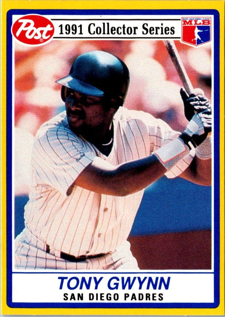 1991 Post Cereal Tony Gwynn #10