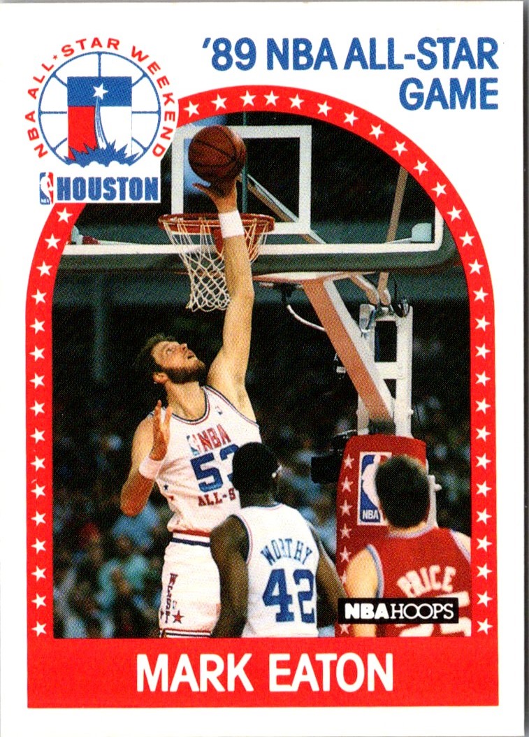 1989-90 Hoops All-Star Panels Perforated Mark Eaton #174