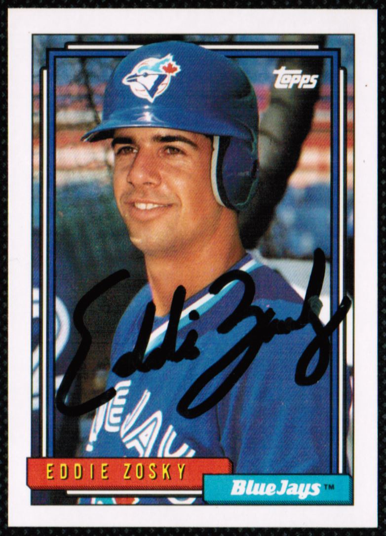 1992 Topps Eddie Zosky #72 card front image