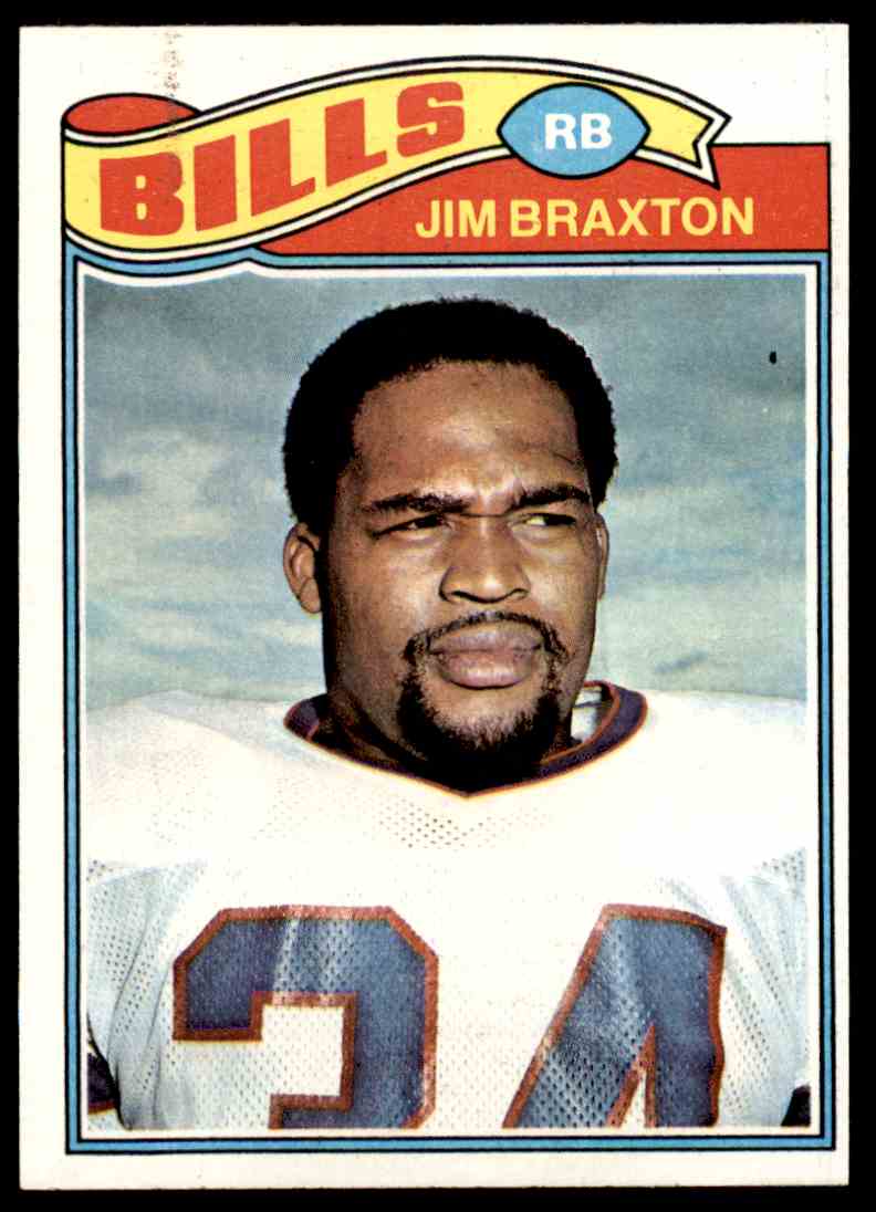 1977 TOPPS FOOTBALL JIM BRAXTON 252 MINT HIGRADE SET