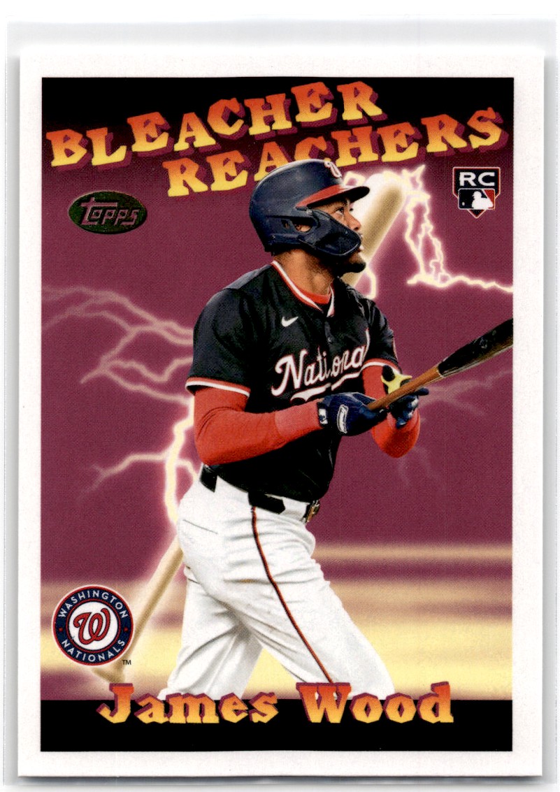 2025 Topps Update Bleacher Reachers James Wood RC Washington