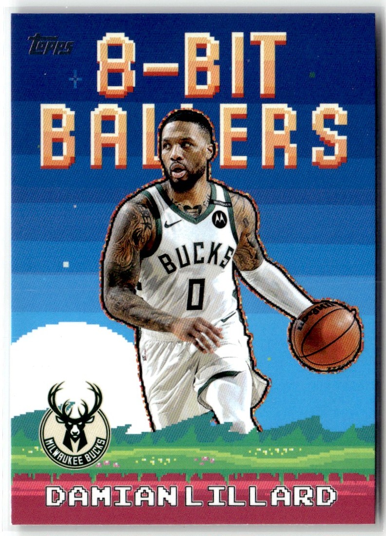 NBAカード　エクスパイヤードカード 2025-26 TOPPS 8-BIT BALLERS DAMIAN LILLARD MILWAUKEE BUCKS #8B-8
