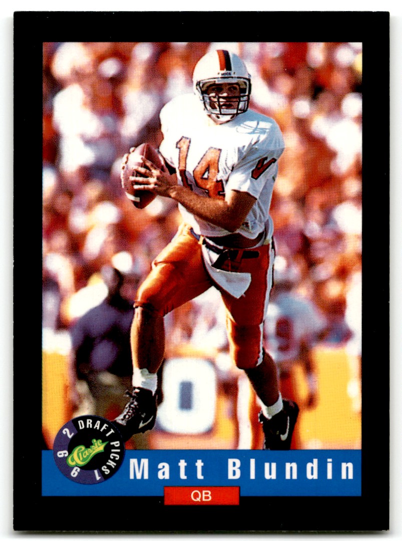 1992 Classic Matt Blundin #41 on Kronozio