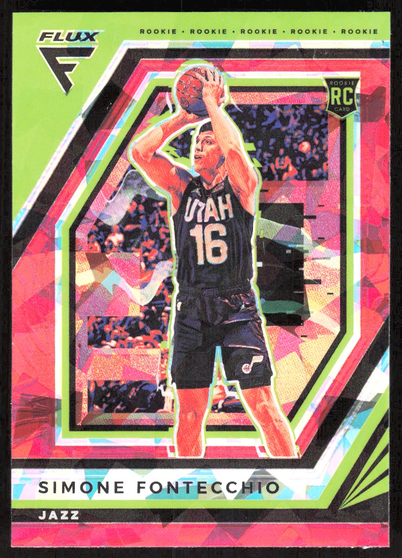 2022-23 Panini Flux Lime Prizm Simone Fontecchio #213