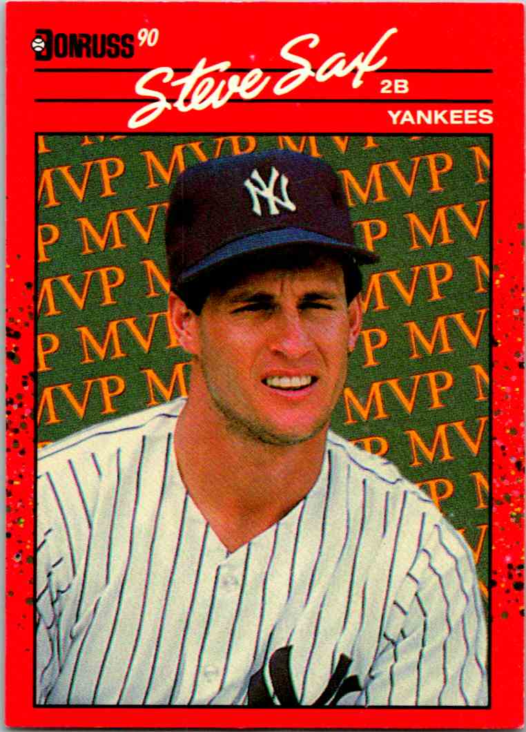 1990 DONRUSS STEVE SAX 22 BASEBALL CARD EBay