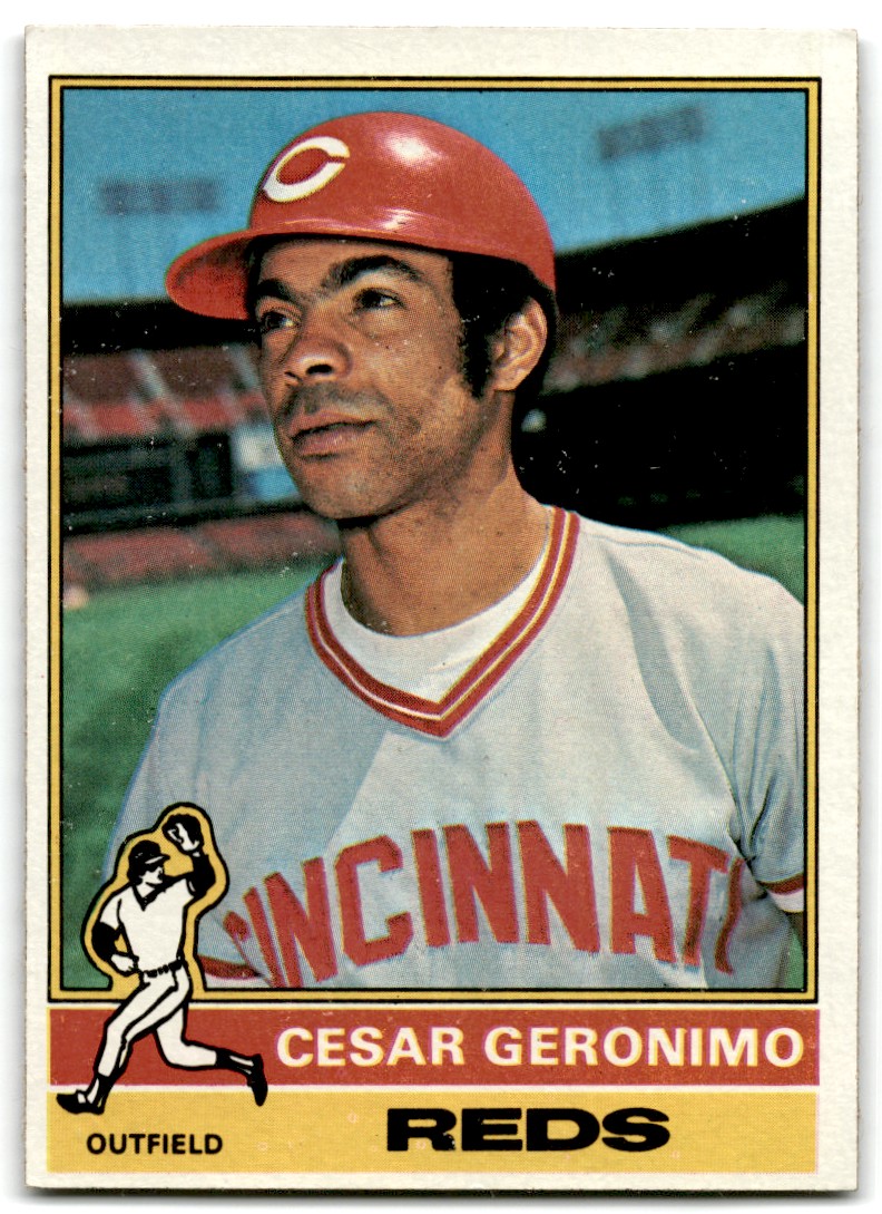 1976 Topps Cesar Geronimo #24 card front image