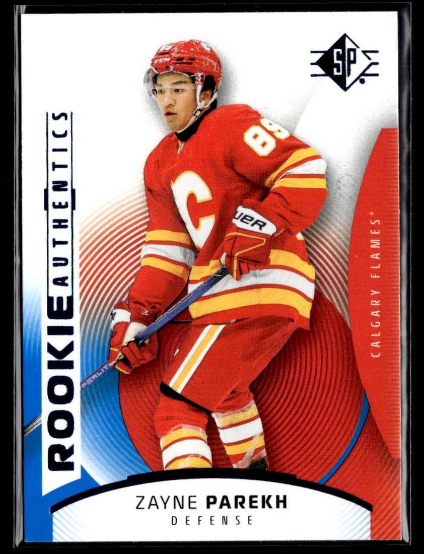 2025-26 Upper Deck SP Rookie Authentics Blue Zayne Parekh RC