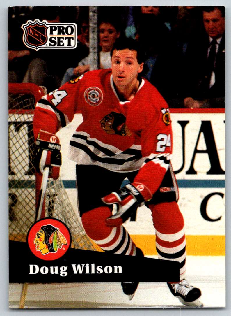 1991-92 Pro Set Doug Wilson #52 card front image