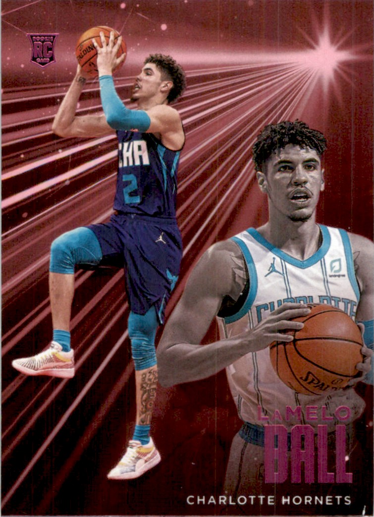 2020-21 Panini Chronicles Pink LaMelo Ball/Essentials #201 card front image