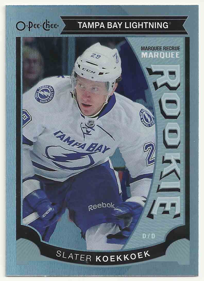 2015-16 O-Pee-Chee Rainbow Slater Koekkoek #543