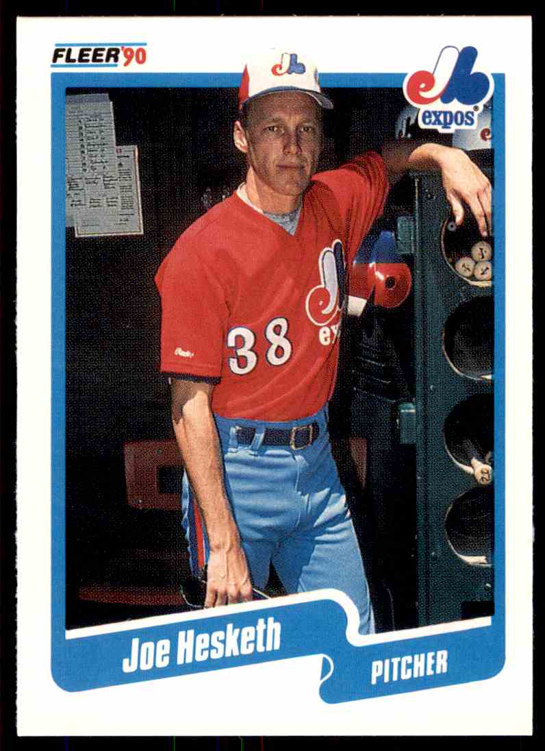 1990 Fleer MLB Joe Hesketh #349
