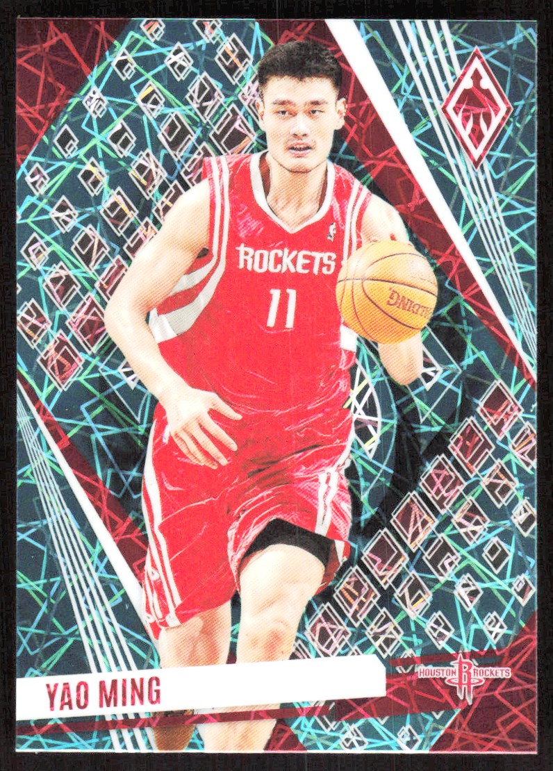 2023-24 6846E PANINI PHOENIX TEAL LAZER YAO MING Houston Rockets