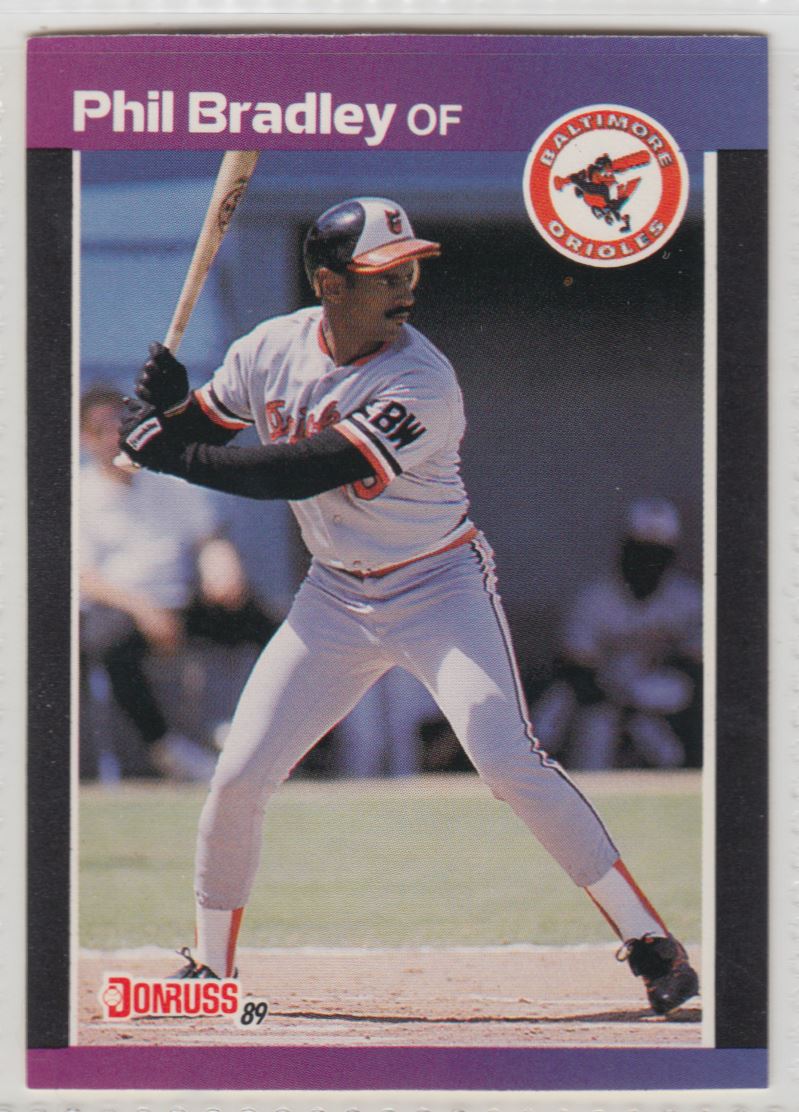 1989 Donruss Traded Phil Bradley #T-41