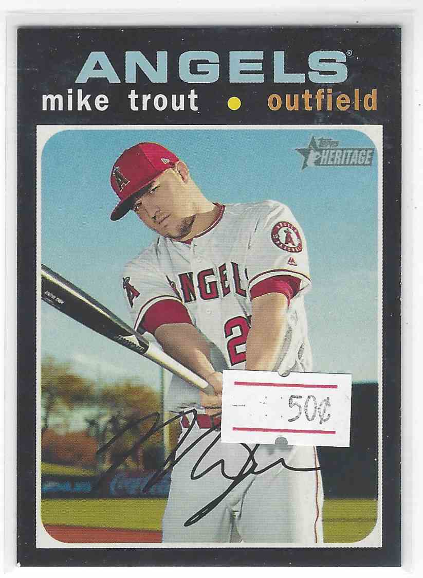 2020 Topps Heritage Mike Trout 466 on Kronozio