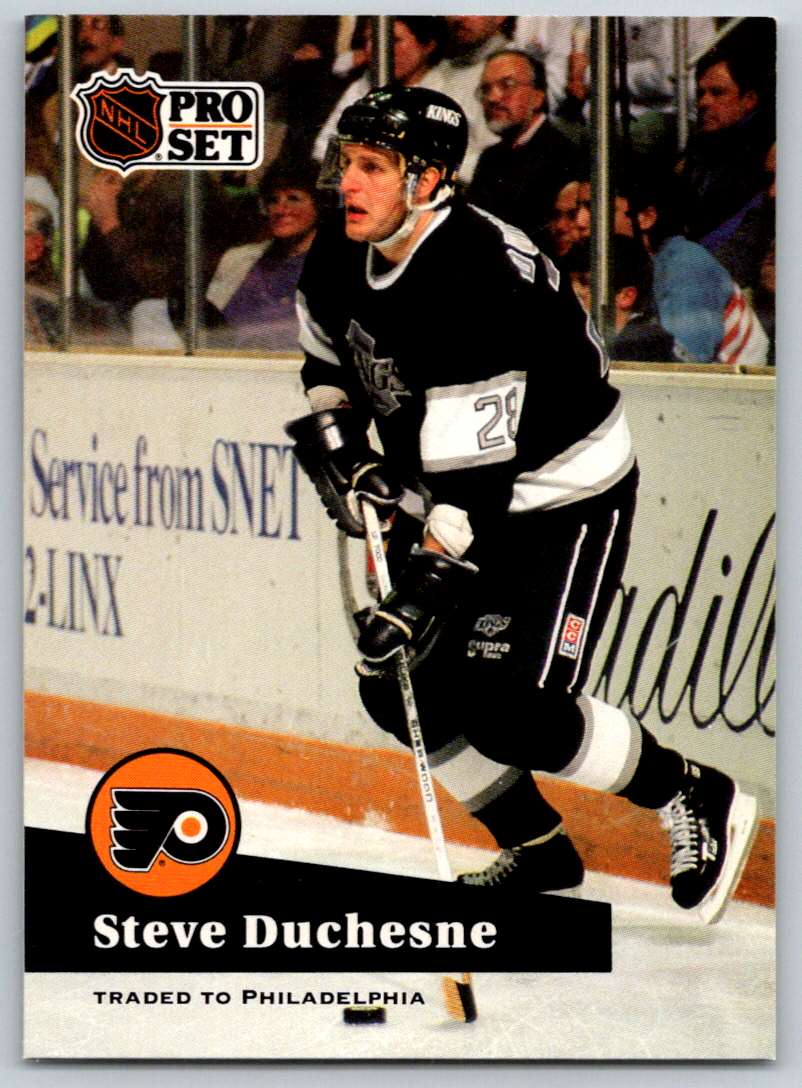 1991-92 Pro Set Steve Duchesne #96 card front image