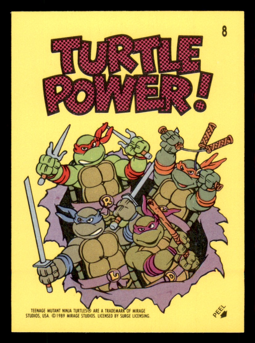 1989 Topps Teenage Mutant Ninja Turtles #1-88 w/ Stickers - YOU PICK - Picture 95 of 98