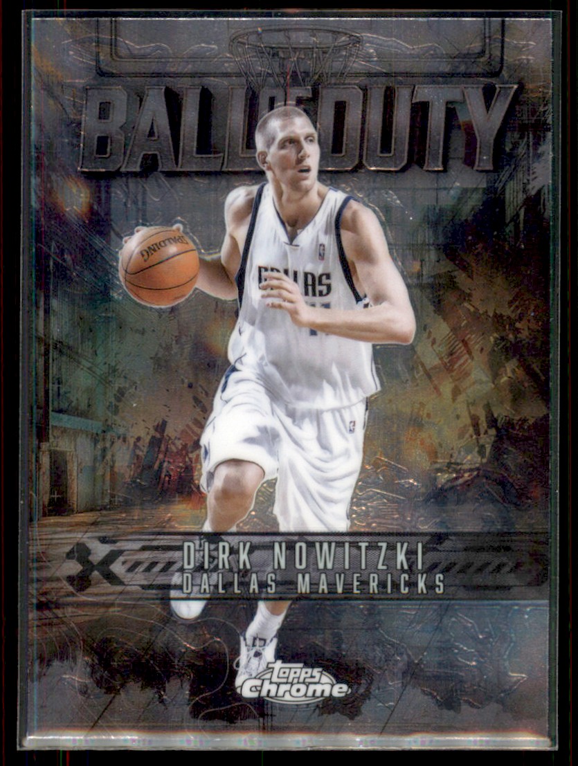 2025-26 Topps Chrome Ball of Duty Dirk Nowitzki Mavericks #BD-17