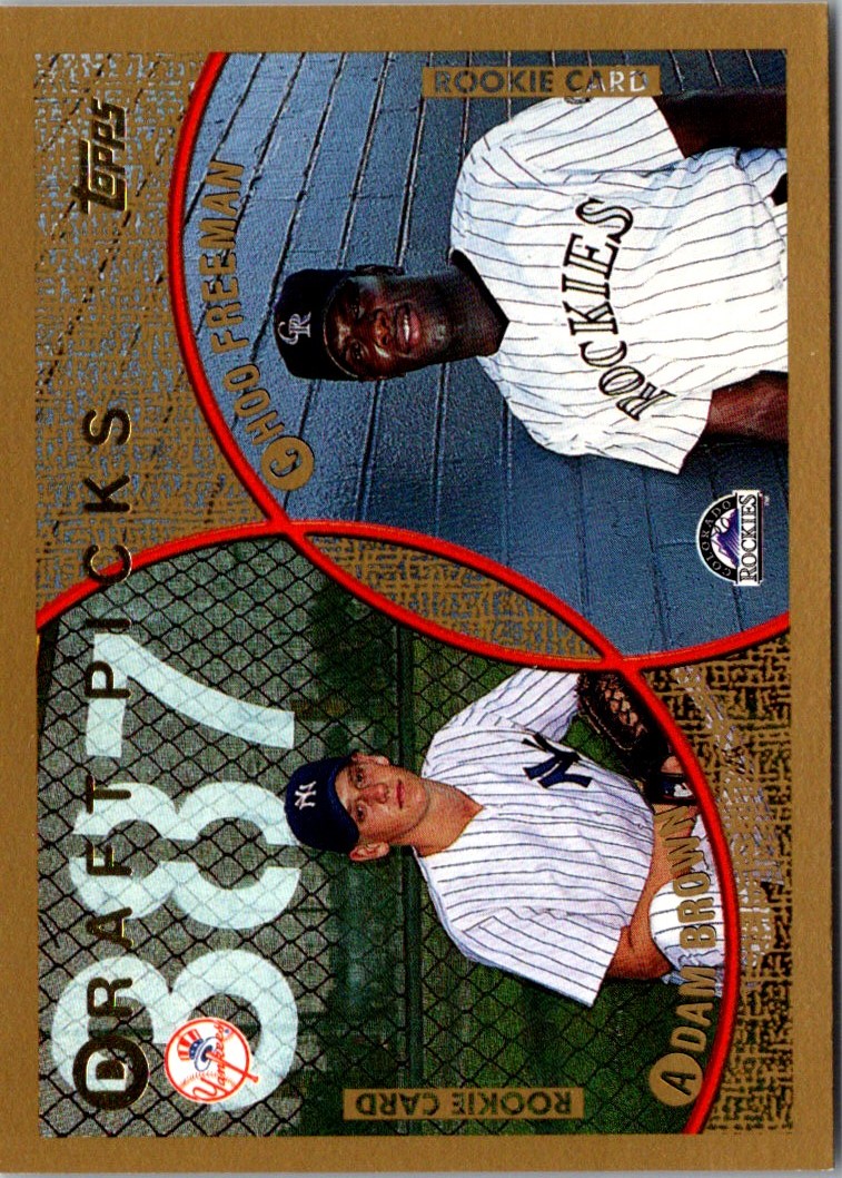 1999 Topps Andy Brown/Choo Freeman #219