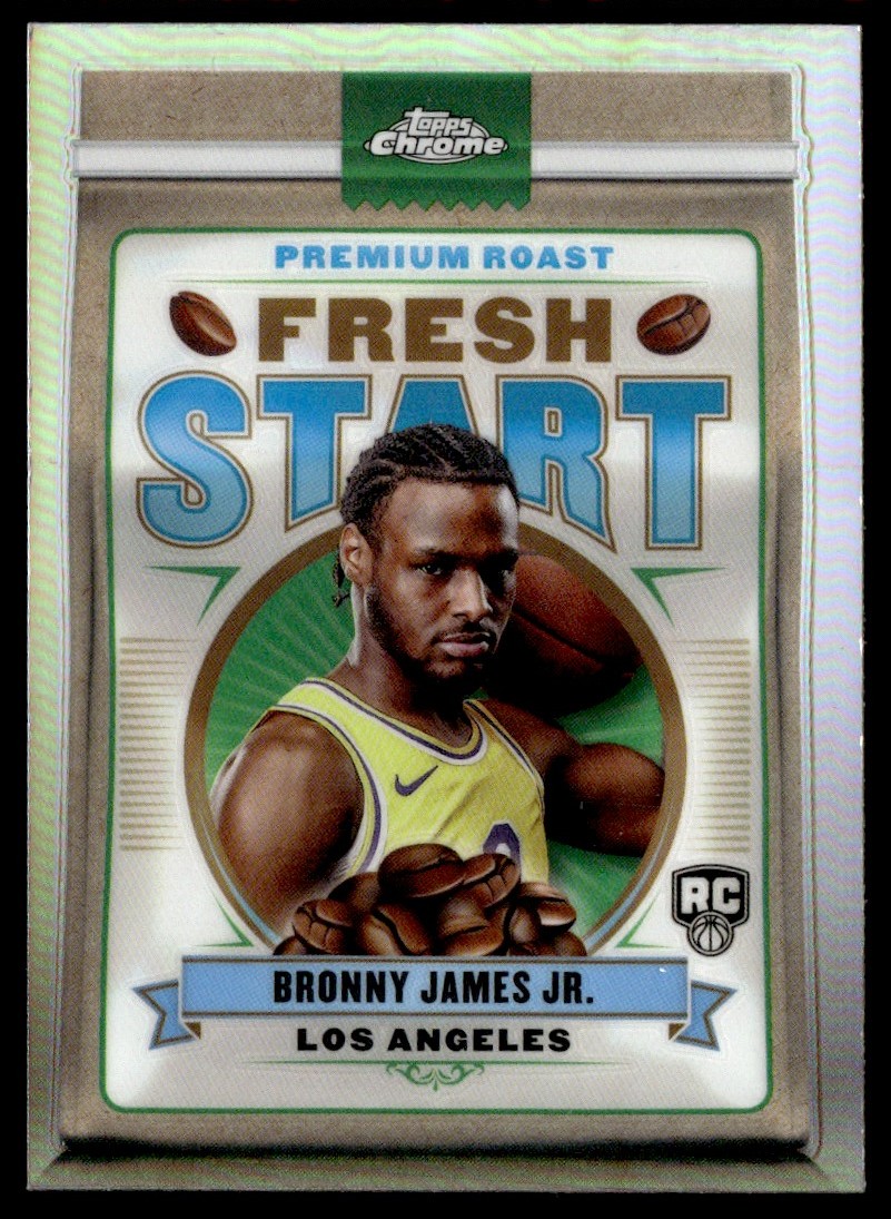 2024-25 Topps Chrome Fresh Start Refractor Bronny James Jr. #FS-15