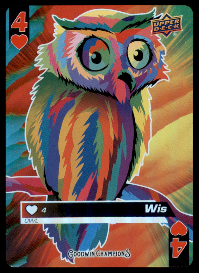 PGA TOUR カード  UPPER DECK　メモラビリア　8枚セット 2021 Goodwin Champions Playing Cards #4 HEARTS Wis Owl Upper