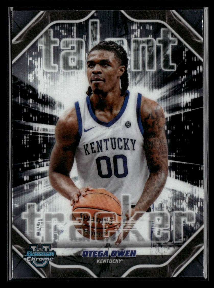 オメガ WINNERカード 2025-26 Bowman U Chrome Talent Tracker Otega Owen Kentucky #TT-15