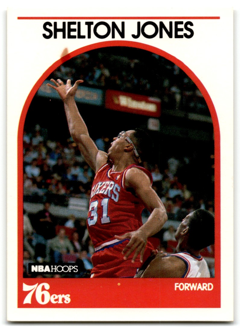1989-90 Hoops Shelton Jones Rookie Philadelphia 76ers #51 | eBay
