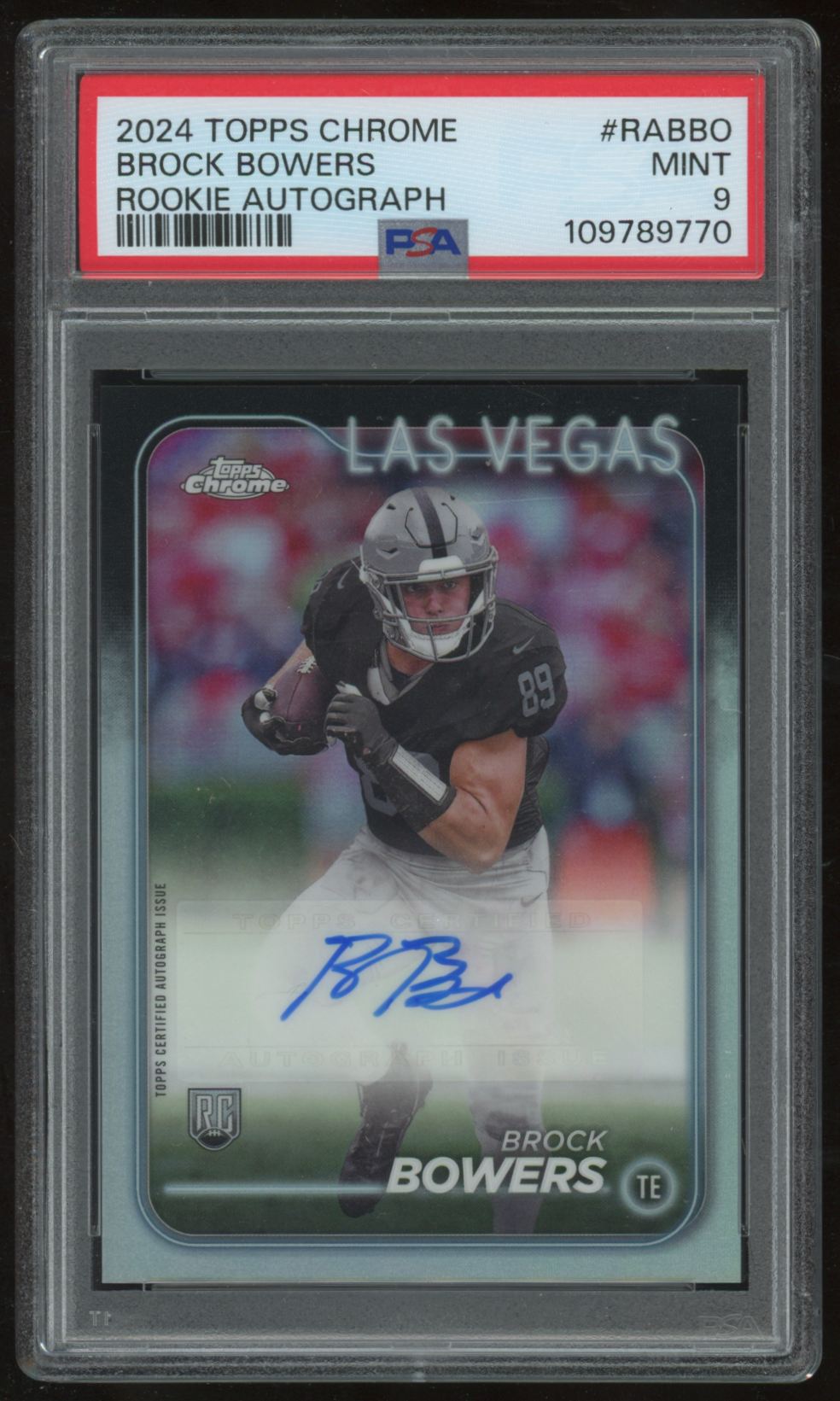 その他 Brock Deatherage Bowman Chrome Rc Auto BROCK BOWERS 2024 TOPPS CHROME #RA-BBO AUTO RC PSA 9 | eBay