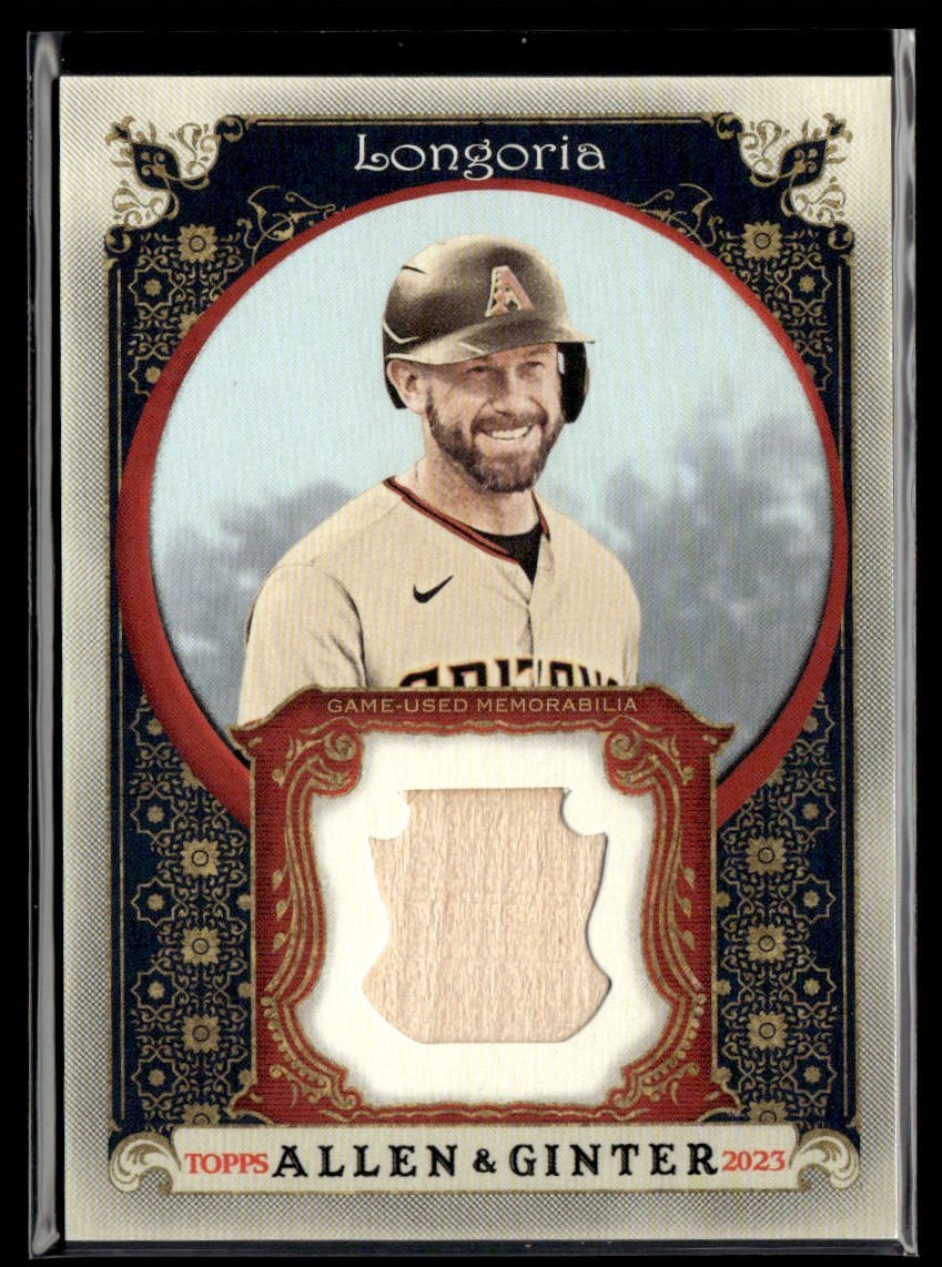 EVAN LONGORIA TOPPS 自筆サイン GAME USED パッチ EVAN LONGORIA TOPPS 自筆サイン GAME USED パッチ