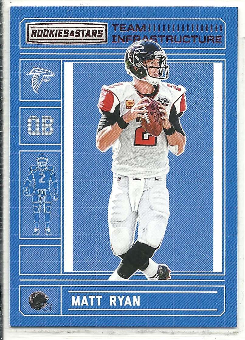 2016 Panini Rookies & Stars Team Infrastructure Matt Ryan #9
