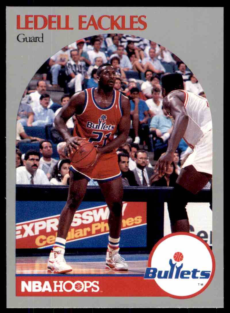 1990-91 NBA Hoops Basketball Ledell Eackles #296