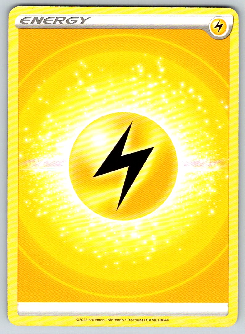YELLOW ENERGY 2022 POKEMON CARD