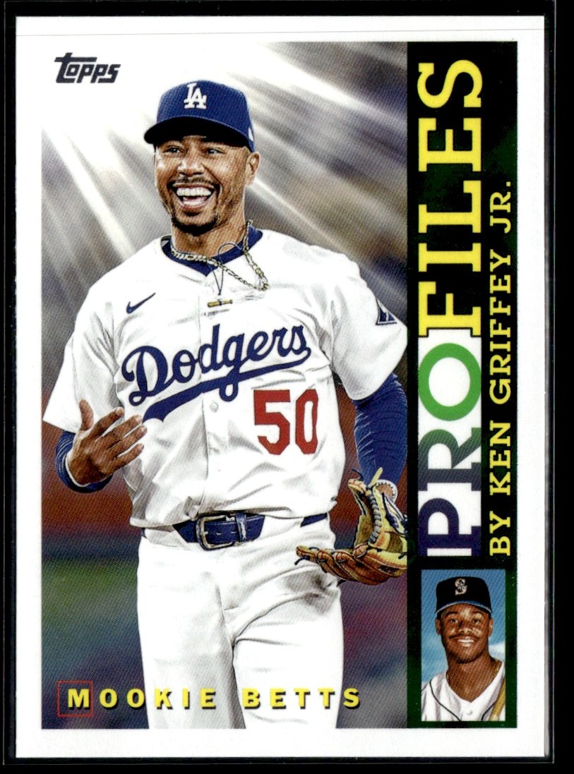 ●MOOKIE 2026 Topps Series 1 Profiles Mookie Betts Los Angeles Dodgers #TP