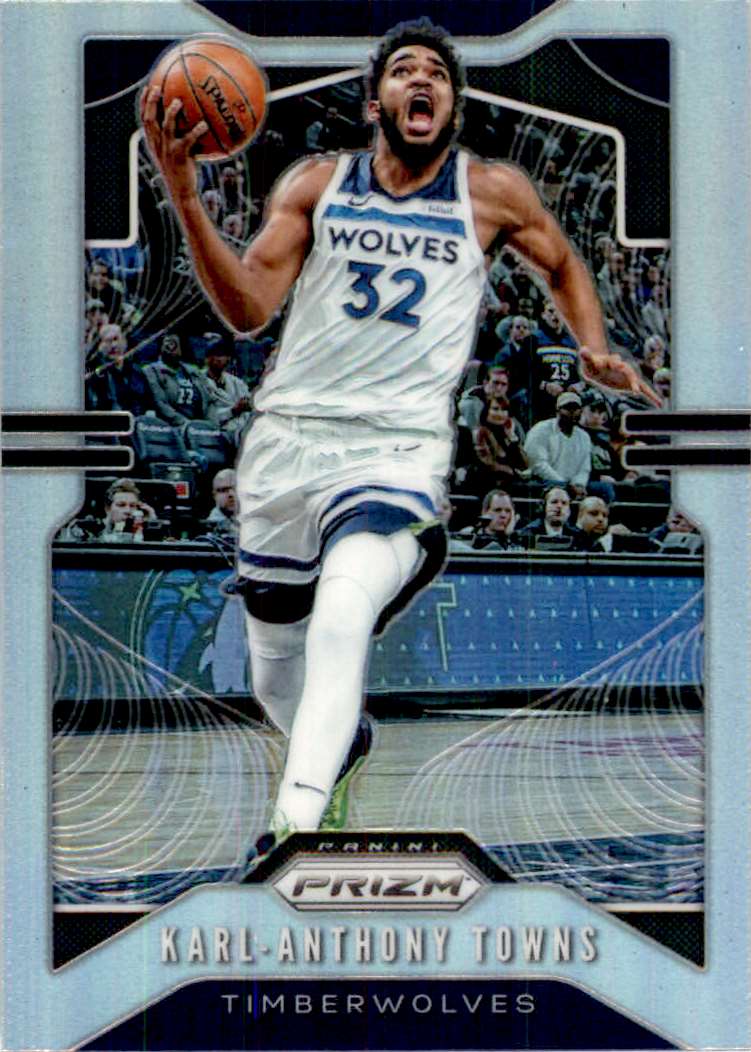 2019-20 Panini NBA Prizm Silver Prizm Refractor Karl-Anthony Towns