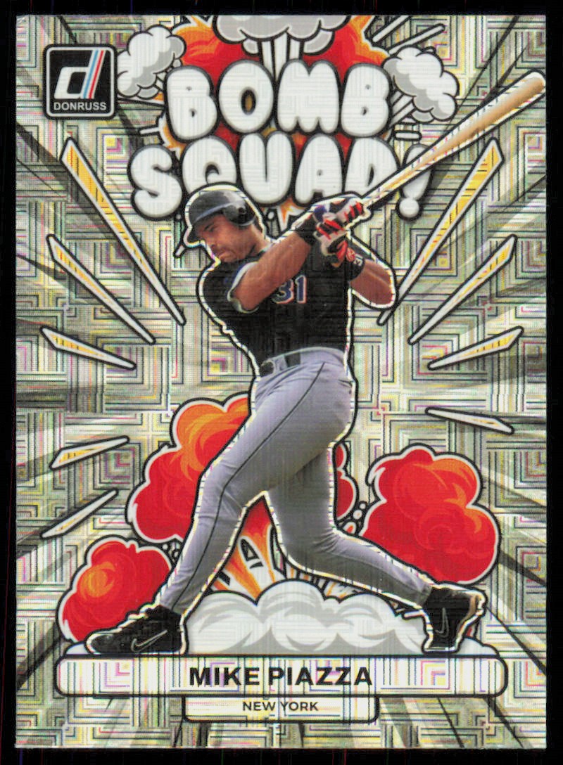 2023 Donruss Bomb Squad Vector Mike Piazza New York Mets