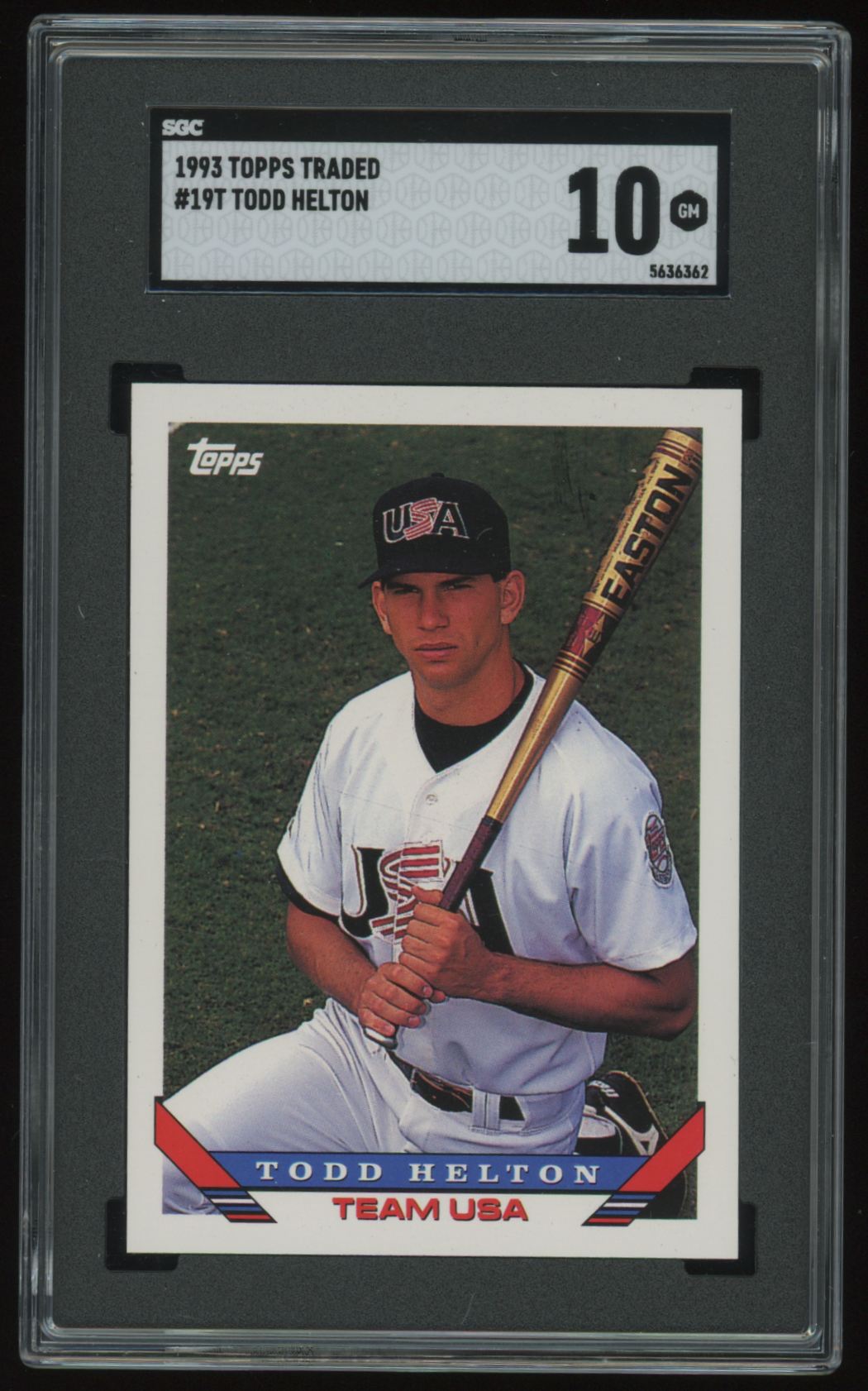 1993 Topps Traded Todd Helton Rookie 10 USA #19T | eBay