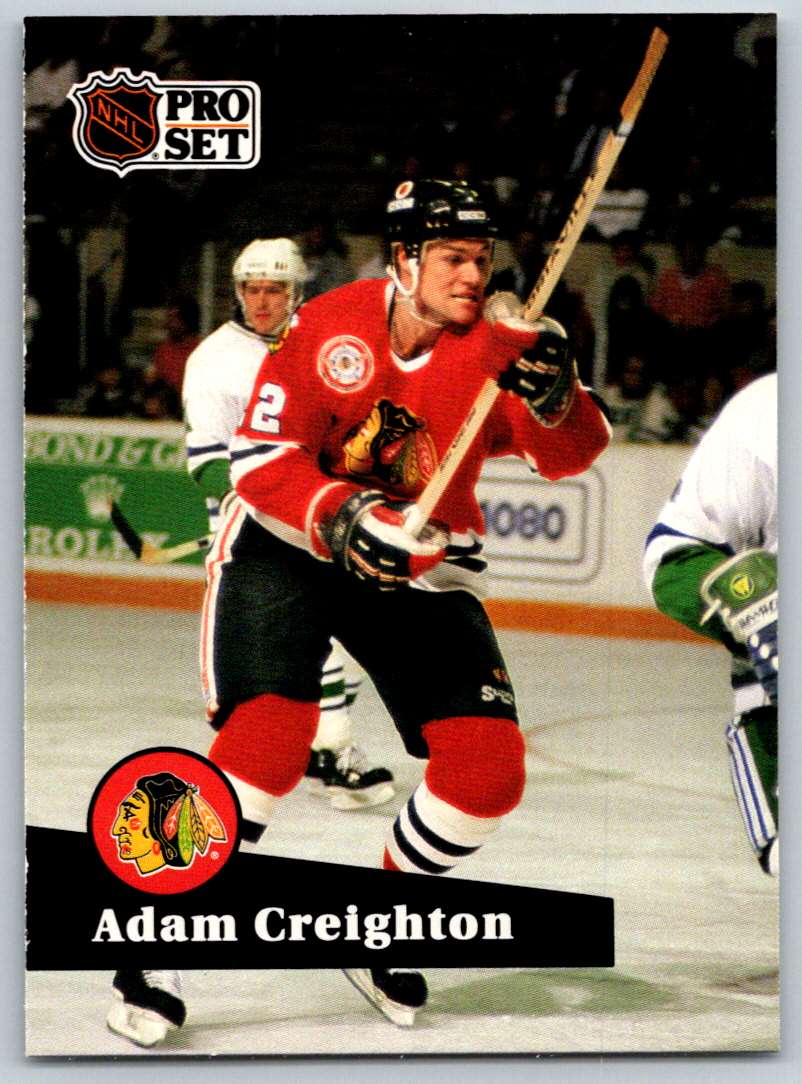 1991-92 Pro Set Adam Creighton #42 card front image