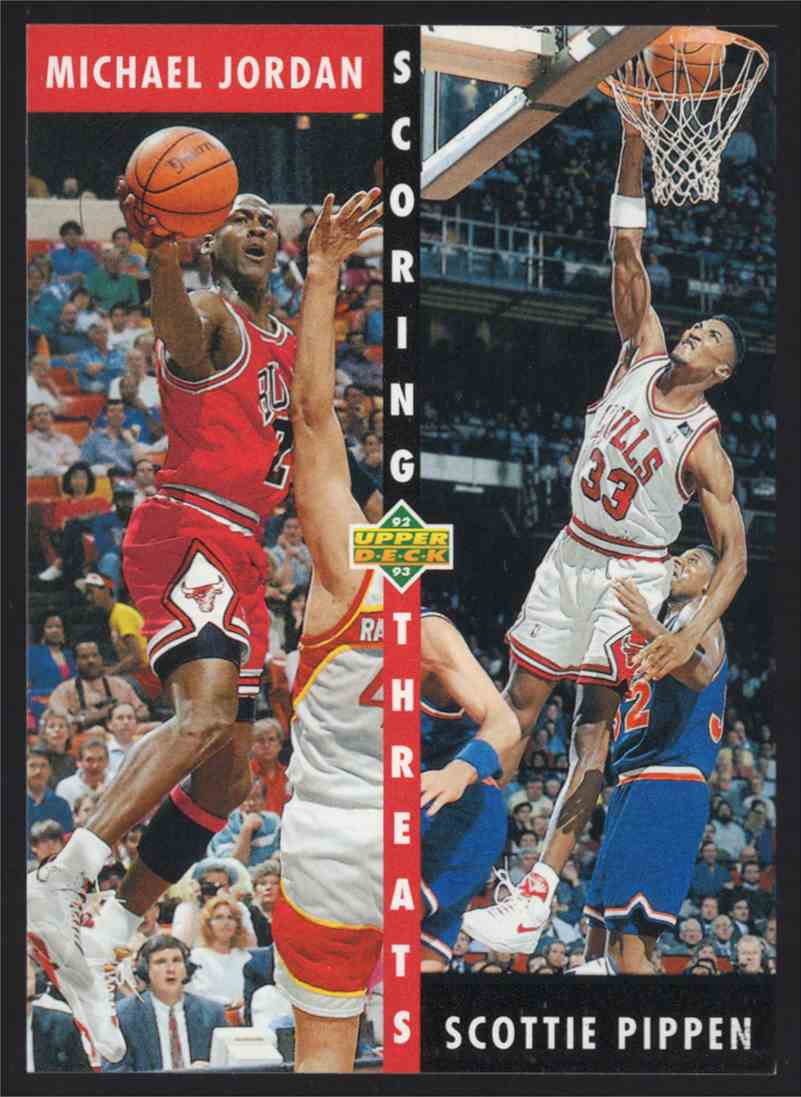 1992-93 Upper Deck Michael Jordan / Scottie Pippen St #62 on Kronozio