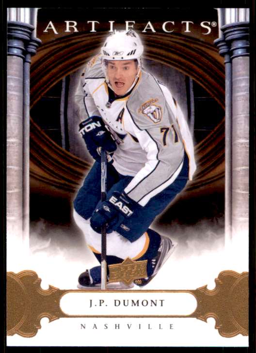 2009-10 Upper Deck Artifacts J.P. Dumont #80