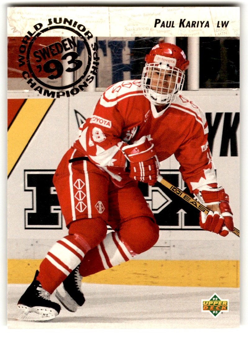 1992-93 Upper Deck Paul Kariya #586