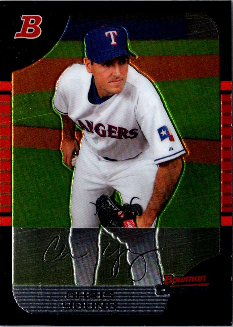 2005 Bowman Chrome Draft Picks & Prospects Chris Young #BDP28