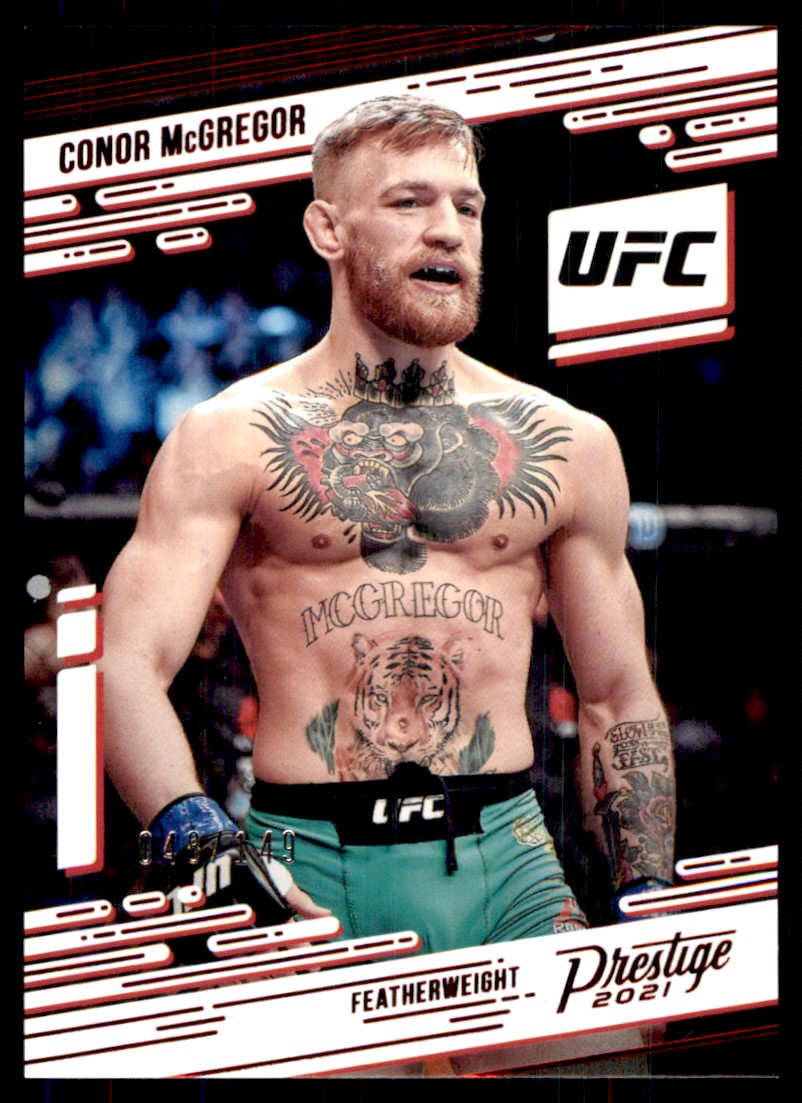 2021 Panini Chronicles Prestige Red Conor McGregor #73 card front image
